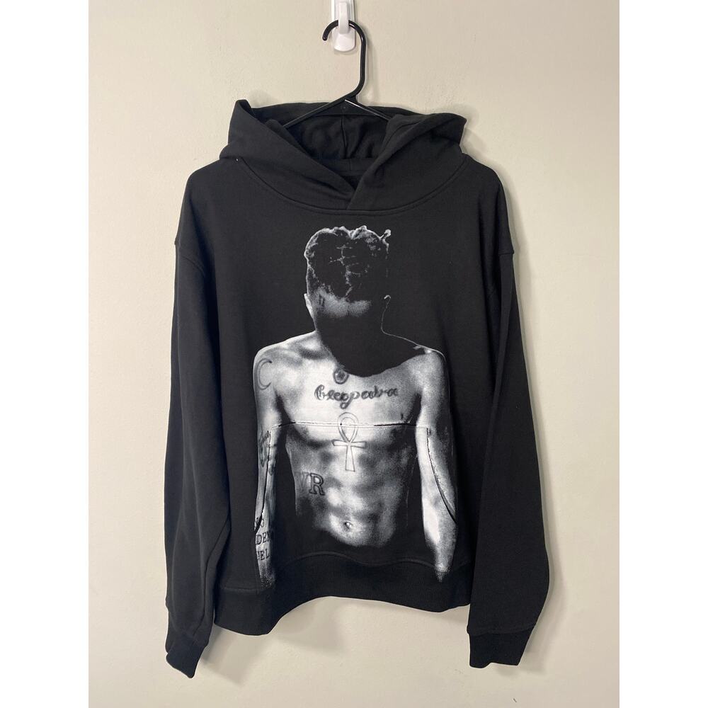 New XXXTentacion Alone Streetwear Hoodie, Black Size Medium